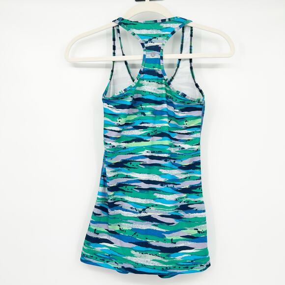 LULULEMON Womens Cool Racerback Athletic Tank Top Size 4 Seven Wonders Multi - Picture 6 of 6